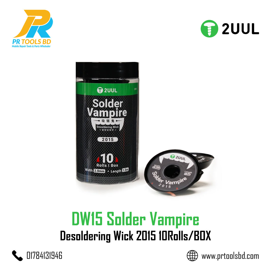 2UUL DW15 Solder Vampire Desoldering Wick 2015 10Rolls BOX
