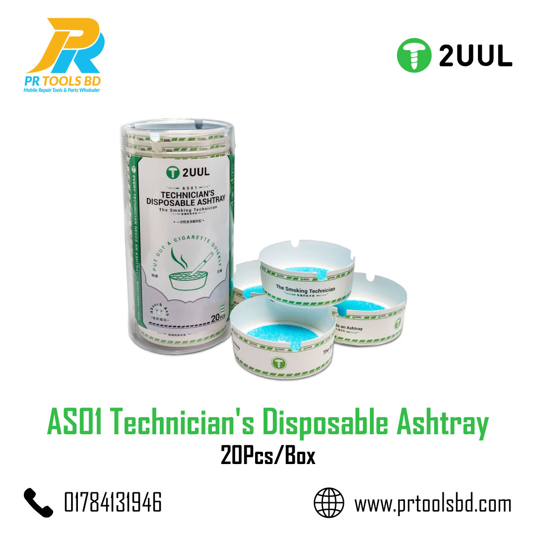 2UUL AS01 Technician s Disposable Ashtray 20Pcs Box