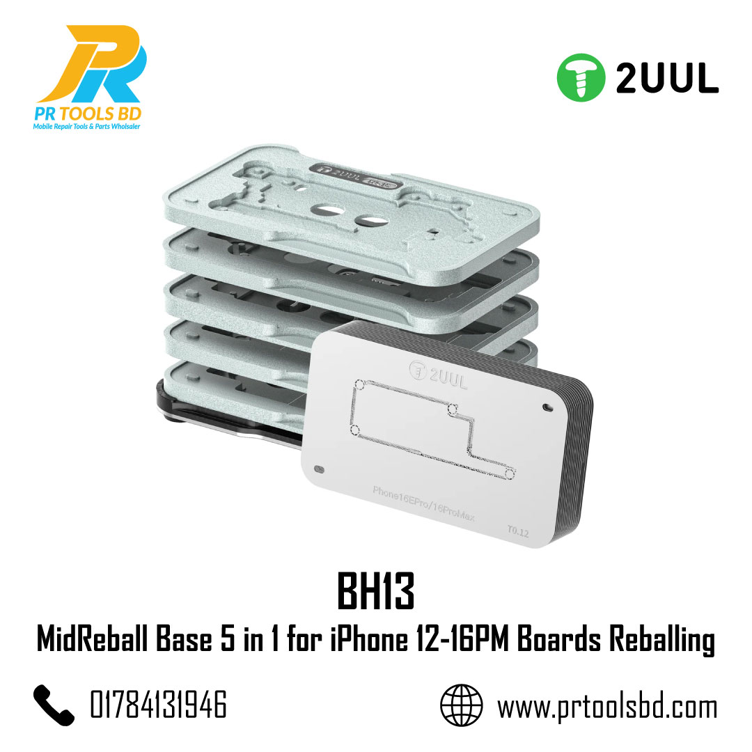2UUL BH13 MidReball Base 7 in 1 for iPhone X 16PM Boards Reballing