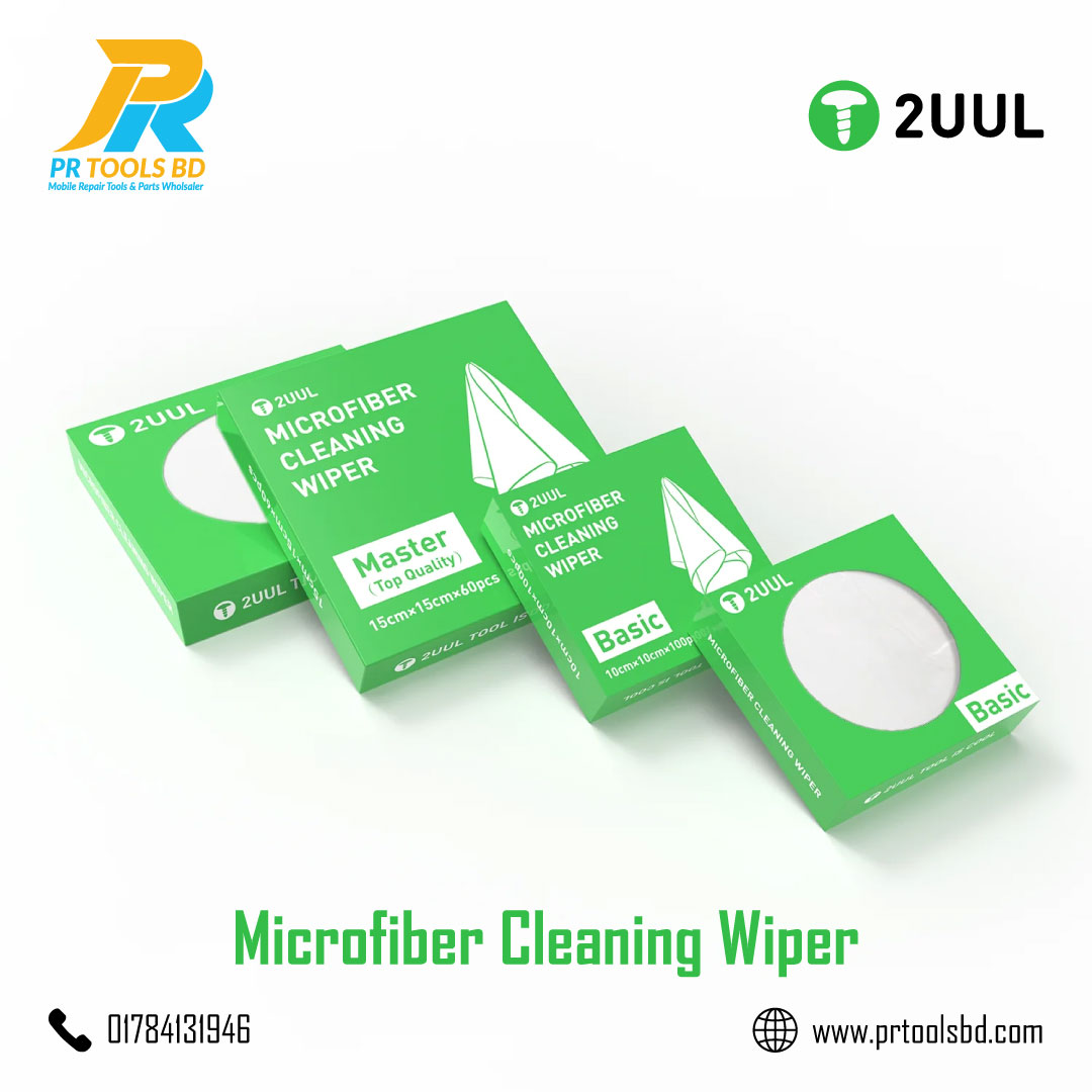 2UUL CL02 Microfiber Cleaning Wiper Master 5009 15cm 15cm 60PCS