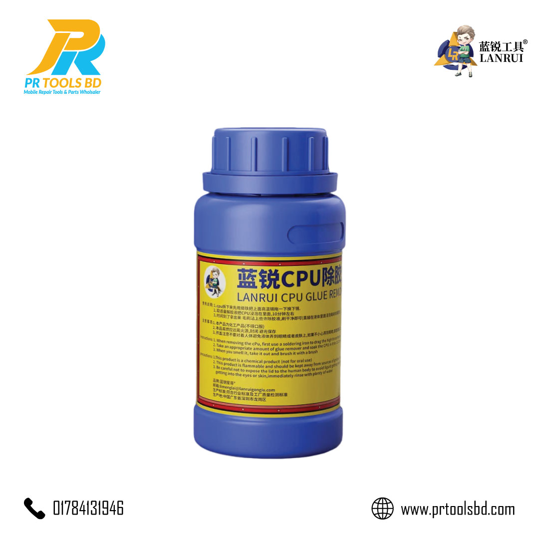 LANRUI CPU Glue Quick Remover Cleaning Thin Softener for iPhone Motherboard CPU Softener Glue Remover
