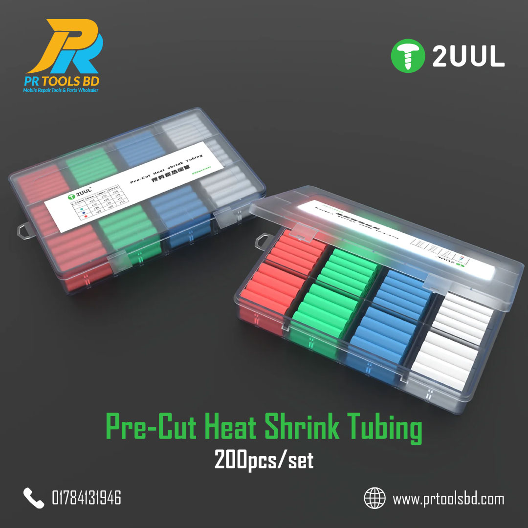 2UUL ST11 Pre Cut Heat Shrink Tubing 200pcs set