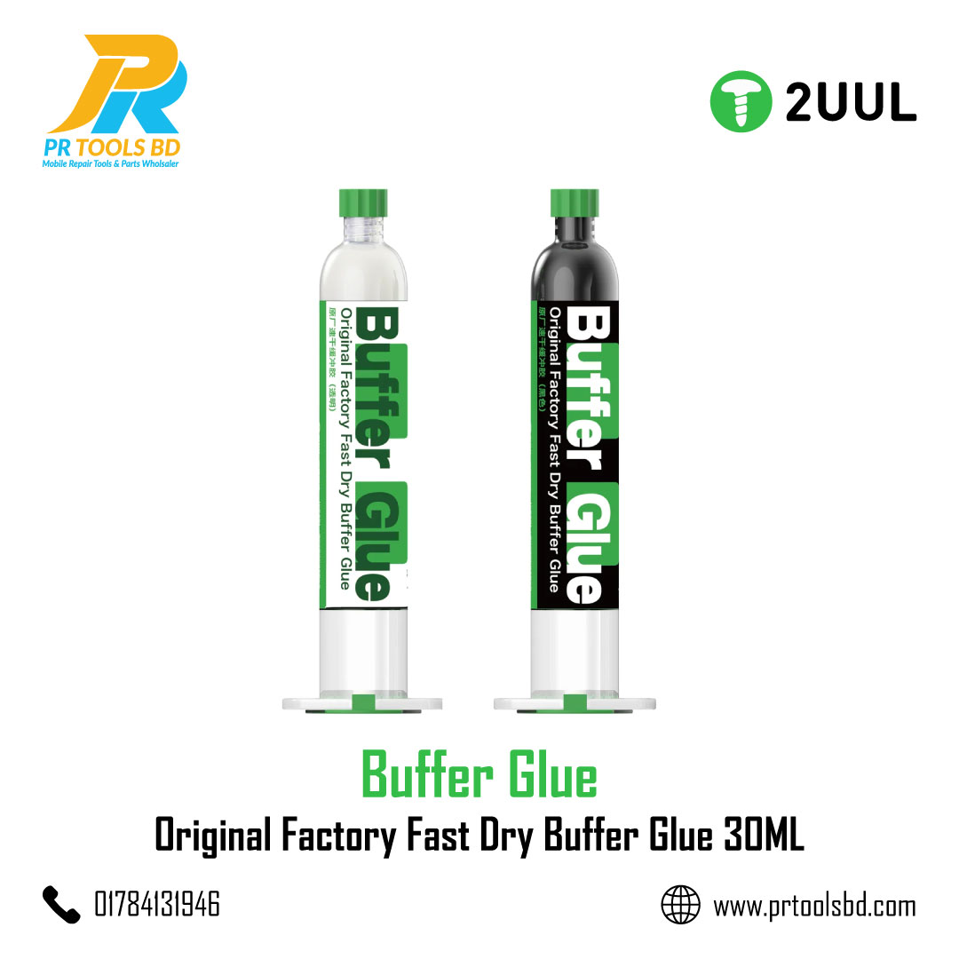 2UUL GL01 Original Factory Fast Dry Buffer Glue 30ML Black