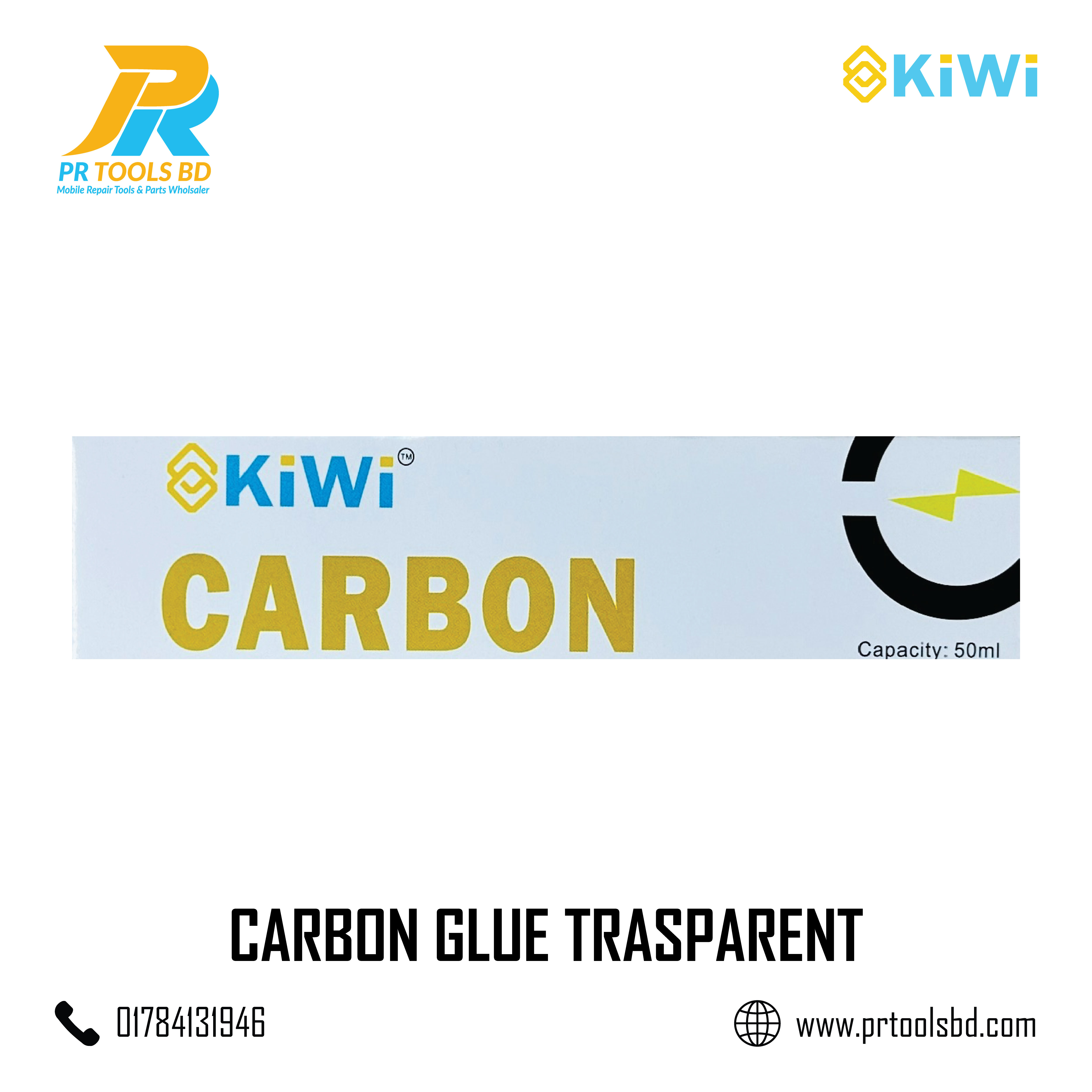 KiWi CARBON GLUE TRASPARENT ADHESIVE GLUE