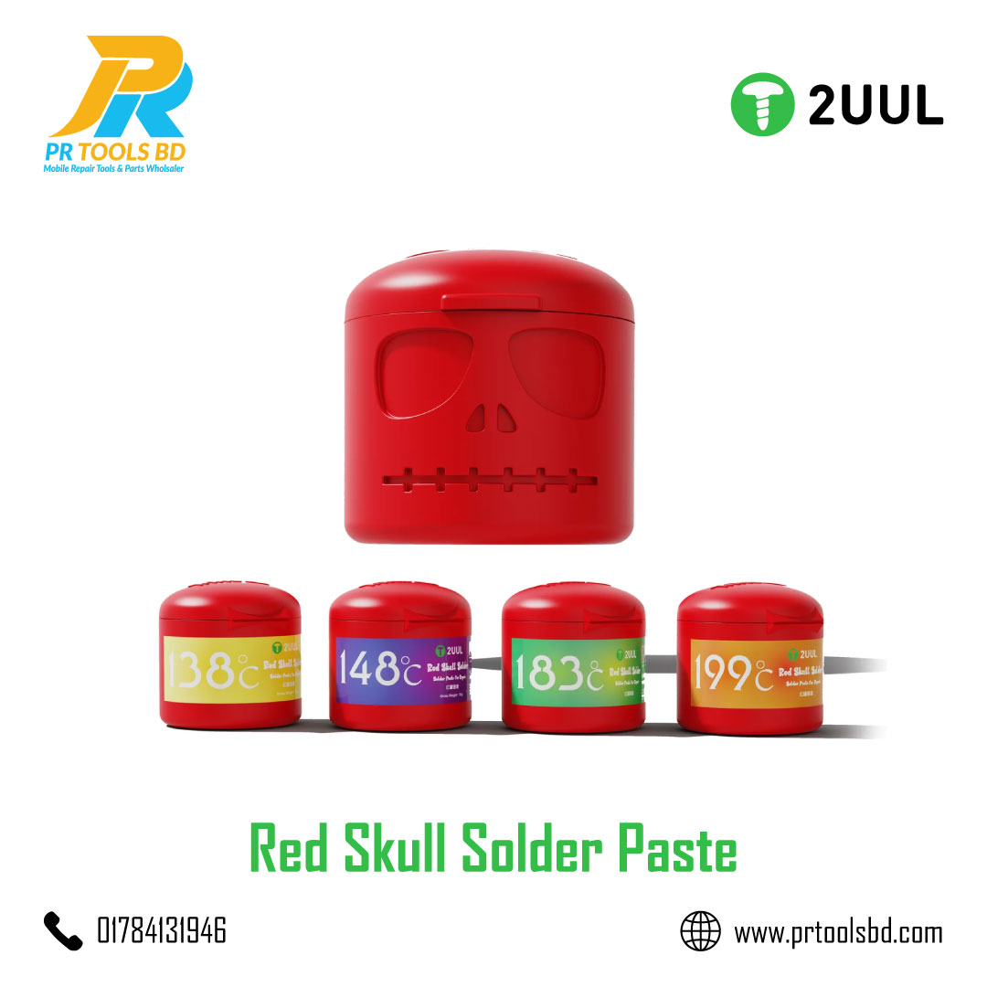 2UUL RS148 Red Skull Solder Paste for Repair 148 50g