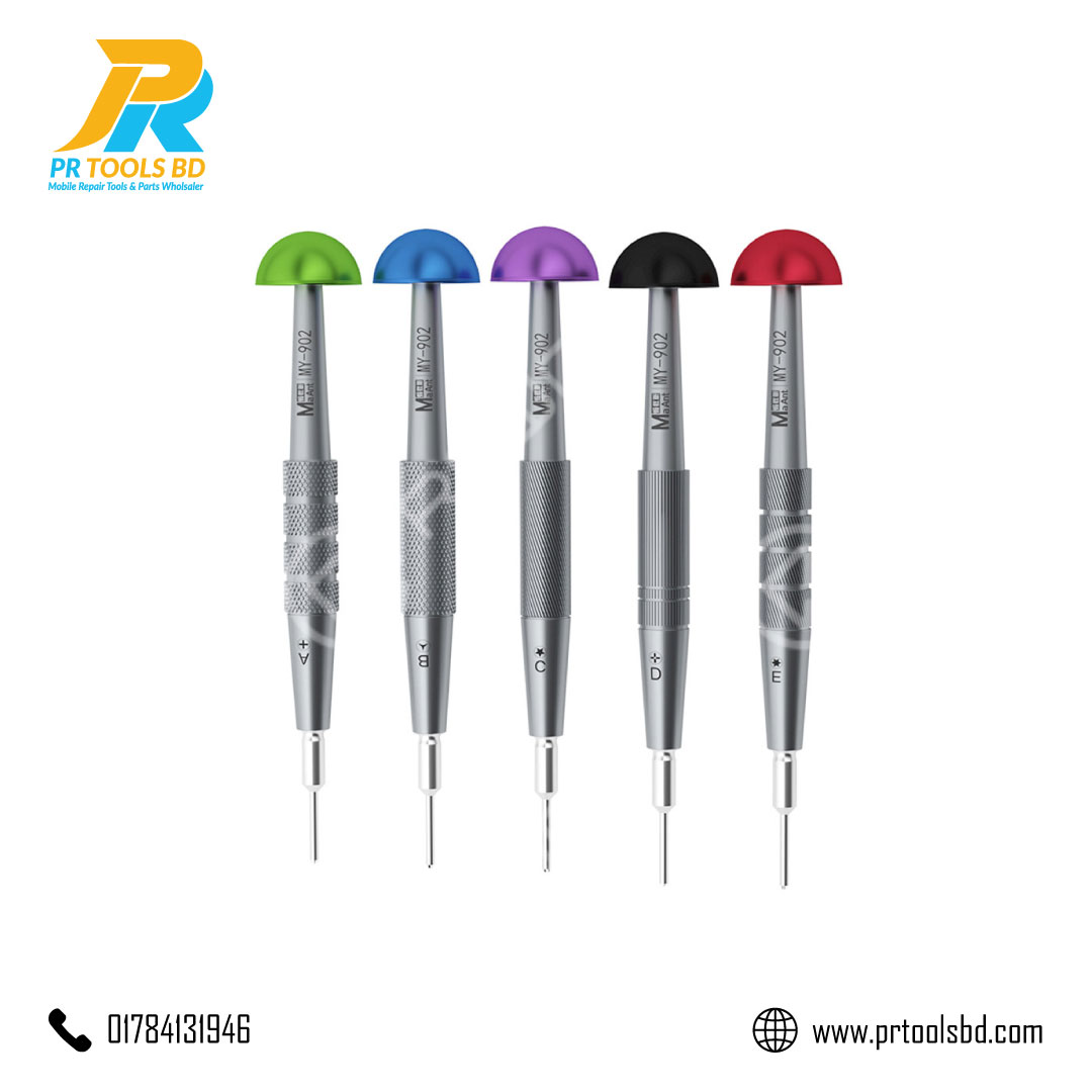 MaAnt 3D Alloy Screwdriver Set Color Mushroom Series