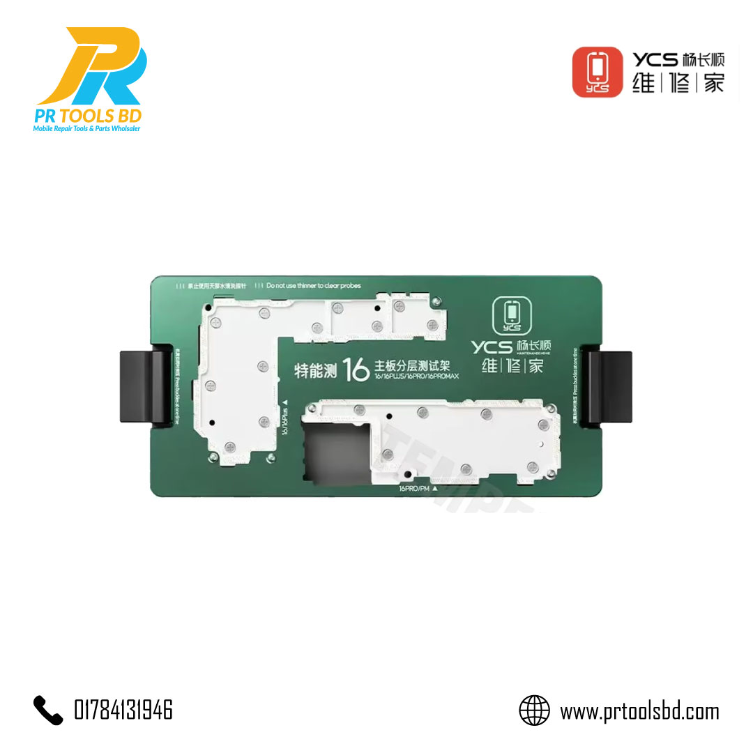 YCS Repairer Teneng Test IP16 Plus Pro PM 4 in 1 mid layer test rack