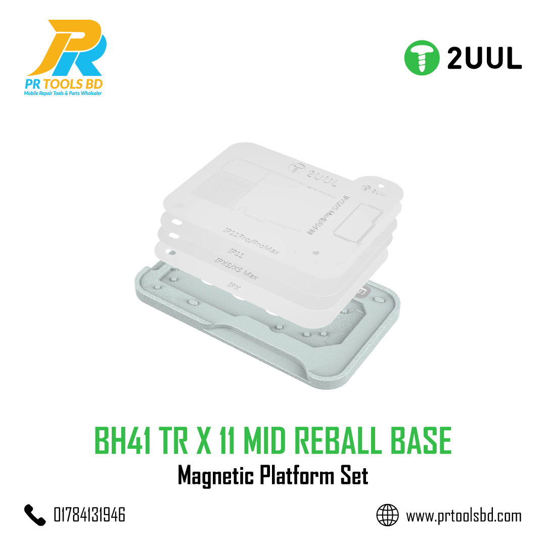 2UUL BH41 TR X 11 MID REBALL BASE Magnetic Platform Set