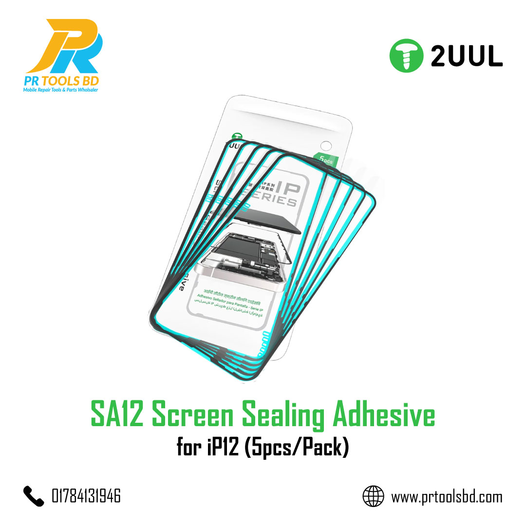 2UUL SA12 Screen Sealing Adhesive for iP12 (5pcs/Pack)