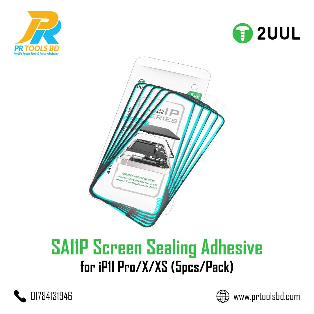 2UUL SA11P Screen Sealing Adhesive for iP11 Pro/X/XS (5pcs/Pack)
