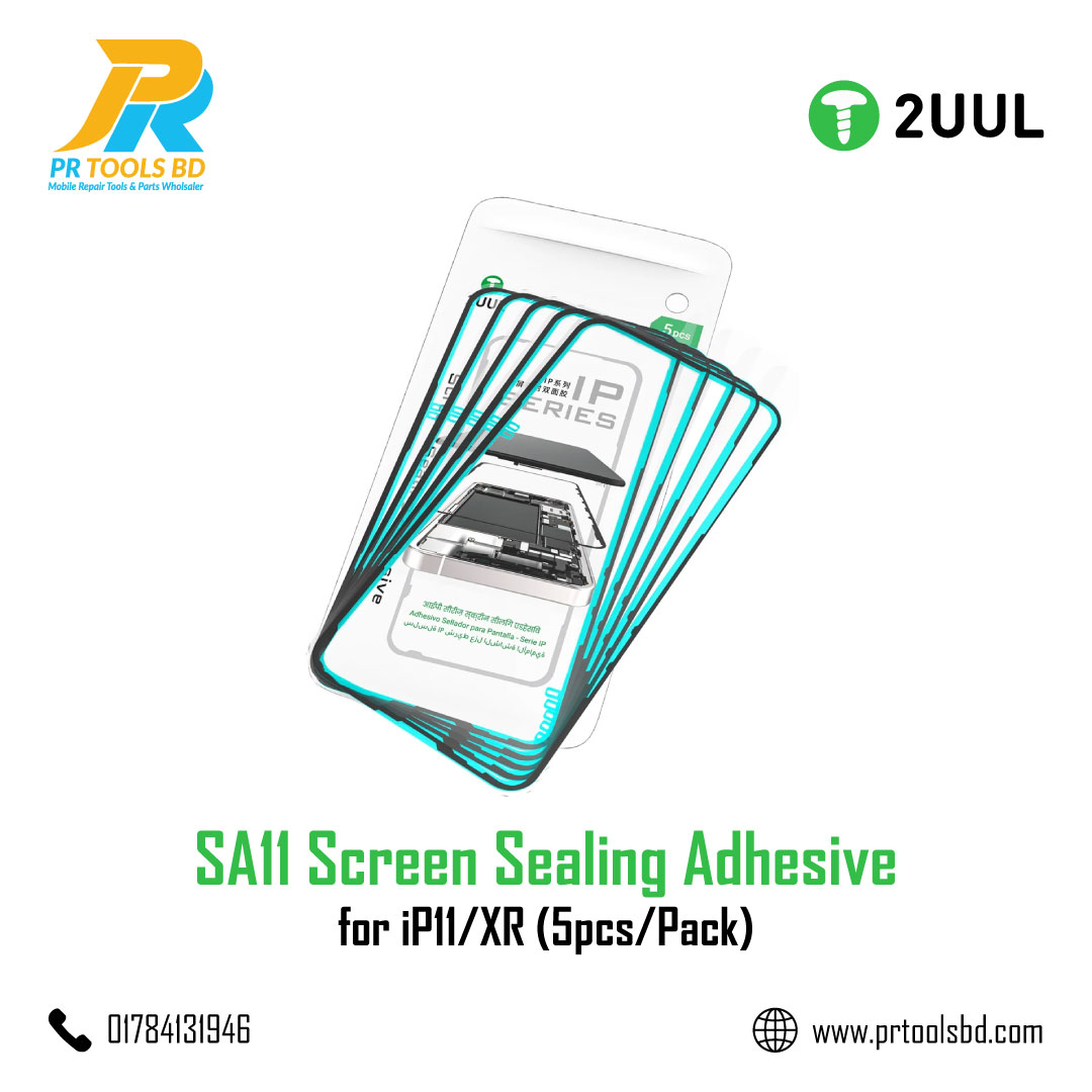 2UUL SA11 Screen Sealing Adhesive for iP11/XR (5pcs/Pack)