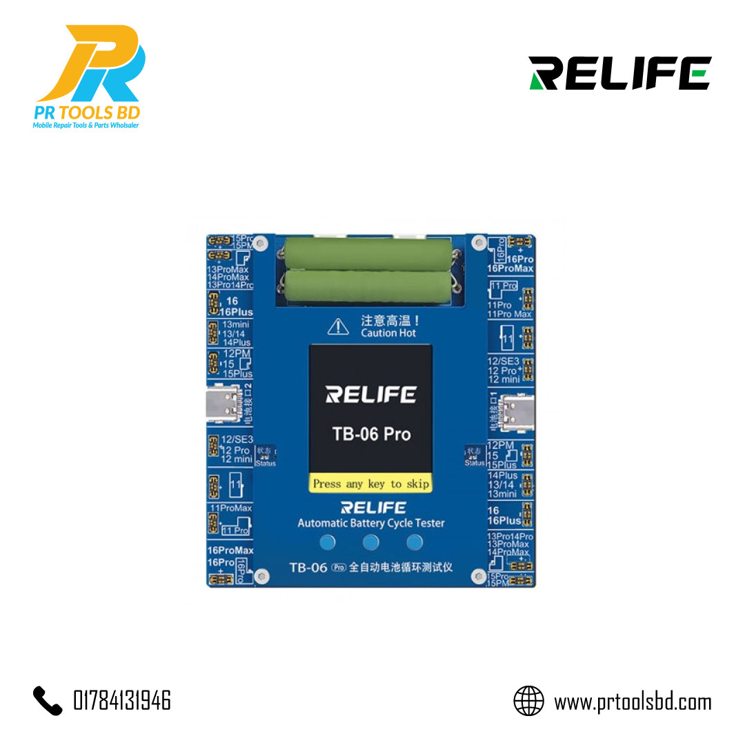 RELIFE TB 06 Pro Dual channel fully automatic battery cycle tester