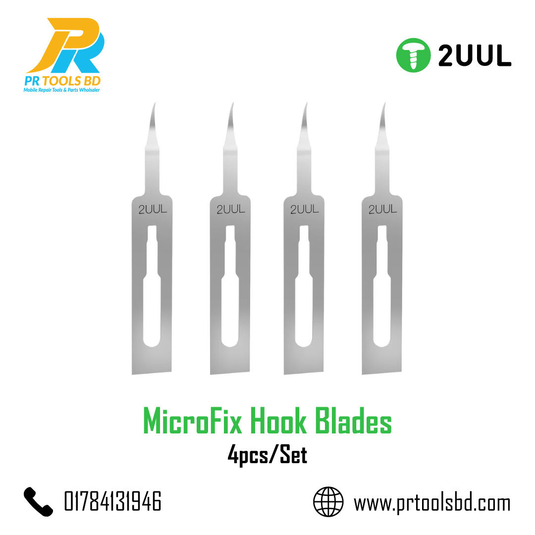 2UUL BL01 MicroFix Hook Blades 4pcs Set